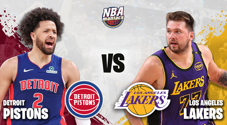Lakers vs Detroit Pistons Match Player Stats